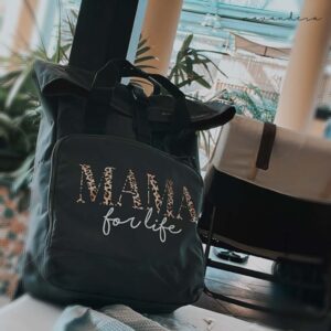 Rucksack 1.0 (Rollöffnung) | MAMA/PAPA for life (Personalisierung möglich!)