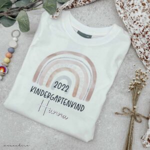 Kindergartenkind Rainbow mit Name | verschiedene Designs