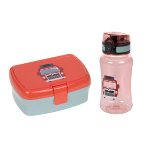 Brotdose & Trinkflasche Set - Feuerwehr
