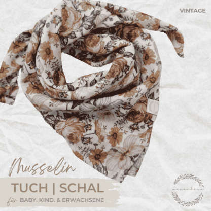 Musselin Tuch | Schal - VINTAGE