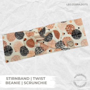 Twist | Stirnband | Beanie | Scrunchie - LEO ZEBRA DOTS