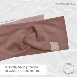 Twist | Stirnband | Beanie | Scrunchie - ALTROSA DUNKEL